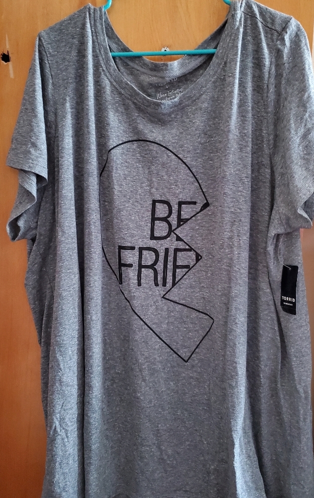 Torrid Best Friend Half Heart Tee